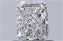 Natural Diamond 0.50 Carats, Radiant with  Cut, D Color, VS1 Clarity and Certified by GIA