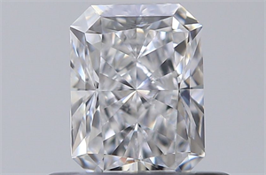 Picture of Natural Diamond 0.50 Carats, Radiant with  Cut, D Color, VS1 Clarity and Certified by GIA