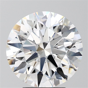 Picture of Lab Grown Diamond 4.08 Carats, Round with Ideal Cut, E Color, VVS2 Clarity and Certified by IGI