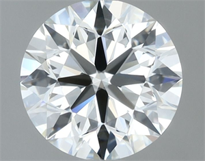 Picture of Natural Diamond 0.70 Carats, Round with Excellent Cut, I Color, VVS1 Clarity and Certified by IGI