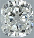 Natural Diamond 2.50 Carats, Cushion with  Cut, J Color, SI2 Clarity and Certified by GIA