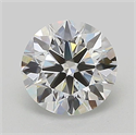 Lab Grown Diamond 1.01 Carats, Round with Ideal Cut, D Color, VVS2 Clarity and Certified by IGI