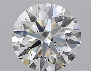 Picture of Natural Diamond 0.51 Carats, Round with Excellent Cut, H Color, VVS2 Clarity and Certified by GIA