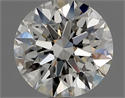 Diamante Natural 1.64 quilates, Redondo , Color H, claridad VVS2 y certificado GIA