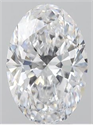 Diamante Natural 3.03 quilates, Ovalado , Color D, claridad VS2 y certificado GIA