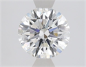 Del inventario de diamantes de laboratorio, 1.07 quilates, Redondo , Color F, claridad VS1 y certificado IGI
