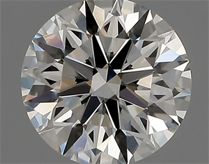 Picture of Natural Diamond 0.71 Carats, Round with Excellent Cut, H Color, IF Clarity and Certified by IGI