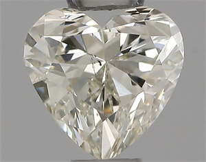 Picture of Natural Diamond 0.32 Carats, Heart with  Cut, J Color, SI2 Clarity and Certified by IGI