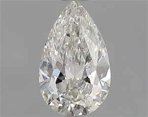 Picture of Natural Diamond 0.50 Carats, Pear with  Cut, H Color, SI2 Clarity and Certified by GIA