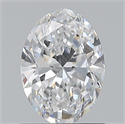 Diamante Natural 0.70 quilates, Ovalado , Color D, claridad VS1 y certificado GIA