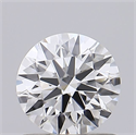 Lab Grown Diamond 0.81 Carats, Round with Ideal Cut, D Color, VVS2 Clarity and Certified by IGI