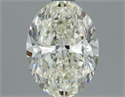 Natural Diamond 1.20 Carats, Oval with  Cut, J Color, VS1 Clarity and Certified by IGI