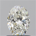 Natural Diamond 0.70 Carats, Oval with  Cut, I Color, VS1 Clarity and Certified by GIA