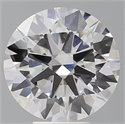Lab Grown Diamond 6.09 Carats, Round with Excellent Cut, E Color, VVS2 Clarity and Certified by IGI