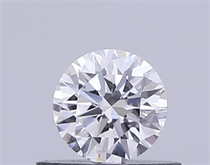 Picture of Natural Diamond 0.40 Carats, Round with Excellent Cut, D Color, VS1 Clarity and Certified by GIA