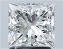 Diamante Natural 1.51 quilates, Princesa , Color F, claridad VVS2 y certificado GIA