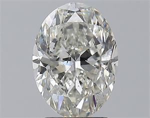 Foto Diamante Natural 2.50 quilates, Ovalado , Color I, claridad SI2 y certificado GIA de