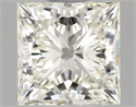 Natural Diamond 1.01 Carats, Princess with  Cut, I Color, VVS1 Clarity and Certified by IGI