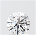 Lab Grown Diamond 1.04 Carats, Round with Ideal Cut, E Color, VVS2 Clarity and Certified by IGI
