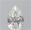 Natural Diamond 0.71 Carats, Pear with  Cut, G Color, VVS2 Clarity and Certified by GIA