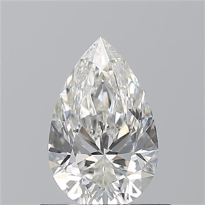 Picture of Natural Diamond 0.71 Carats, Pear with  Cut, G Color, VVS2 Clarity and Certified by GIA