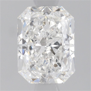 Picture of Natural Diamond 1.03 Carats, Radiant with  Cut, F Color, VVS2 Clarity and Certified by GIA
