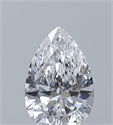 Diamante Natural 0.30 quilates, De pera , Color D, claridad VVS2 y certificado GIA