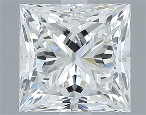 Foto Diamante Natural 0.70 quilates, Princesa , Color F, claridad VS1 y certificado GIA de