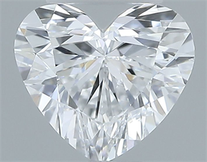 Picture of Natural Diamond 0.38 Carats, Heart with  Cut, E Color, IF Clarity and Certified by GIA