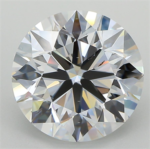 Picture of Lab Grown Diamond 5.00 Carats, Round with Ideal Cut, D Color, VS2 Clarity and Certified by IGI