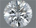 Diamante Natural 0.55 quilates, Redondo , Color F, claridad VS2 y certificado GIA