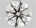 Natural Diamond 1.01 Carats, Round with Very Good Cut, H Color, VS1 Clarity and Certified by GIA