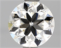 Natural Diamond 0.70 Carats, Round with Very Good Cut, J Color, SI1 Clarity and Certified by GIA