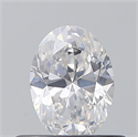 Diamante Natural 0.41 quilates, Ovalado , Color E, claridad SI1 y certificado GIA