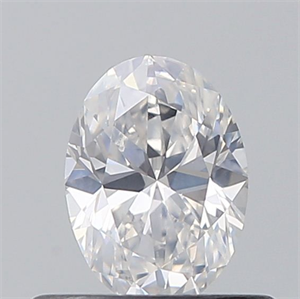 Foto Diamante Natural 0.41 quilates, Ovalado , Color E, claridad SI1 y certificado GIA de