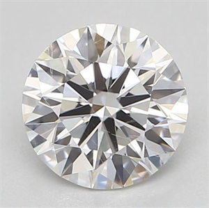 Picture of Natural Diamond 0.53 Carats, Round with Excellent Cut, F Color, SI2 Clarity and Certified by GIA