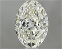 Diamante Natural 0.70 quilates, Ovalado , Color K, claridad VVS1 y certificado GIA