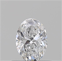 Diamante Natural 0.50 quilates, Ovalado , Color D, claridad VS1 y certificado GIA