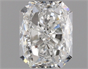Natural Diamond 0.70 Carats, Radiant with  Cut, G Color, VVS1 Clarity and Certified by GIA