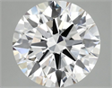 Lab Grown Diamond 3.10 Carats, Round with Ideal Cut, E Color, VS1 Clarity and Certified by IGI