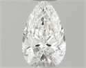 Natural Diamond 0.35 Carats, Pear with  Cut, F Color, IF Clarity and Certified by GIA