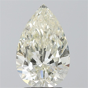 Foto Diamante Natural 2.51 quilates, De pera , Color K, claridad SI2 y certificado IGI de