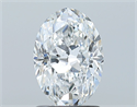 Natural Diamond 1.38 Carats, Oval with  Cut, E Color, VS2 Clarity and Certified by GIA