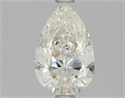 Natural Diamond 1.50 Carats, Pear with  Cut, I Color, SI2 Clarity and Certified by HRD