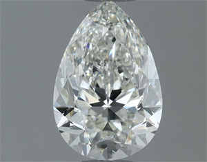 Picture of Natural Diamond 0.70 Carats, Pear with  Cut, H Color, VVS1 Clarity and Certified by IGI