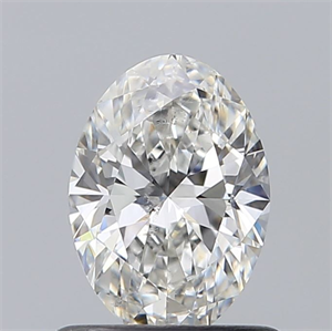 Picture of Natural Diamond 0.70 Carats, Oval with  Cut, G Color, SI2 Clarity and Certified by GIA