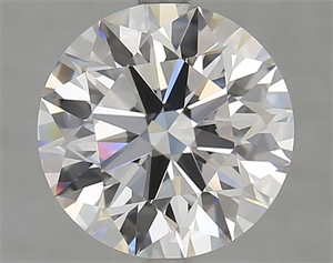 Picture of Lab Grown Diamond 3.36 Carats, Round with Excellent Cut, D Color, VVS1 Clarity and Certified by GIA