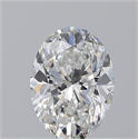 Natural Diamond 0.70 Carats, Oval with  Cut, E Color, IF Clarity and Certified by GIA