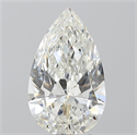 Diamante Natural 3.01 quilates, De pera , Color H, claridad SI1 y certificado GIA