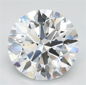 Foto Del inventario de diamantes de laboratorio, 3.00 quilates, Redondo , Color D, claridad IF y certificado IGI de